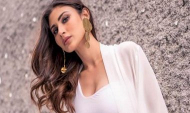 Mouni Roy's Looks Will Make You Crazy In Blue Bikini Pants And White Bra Top