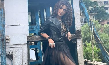 Seerat Kapoor shoots at a rusty location, risking her life. Check out the pictures now