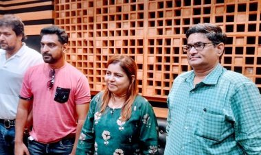 Music composer Altaaf Sayyed recorded the song of director Shahroze Sadath's film ‘Chamki’ in the voice of Sadhna Sargam