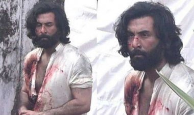 Ranbir Kapoor appeared soaked in blood: picture from the set of Animal went viral