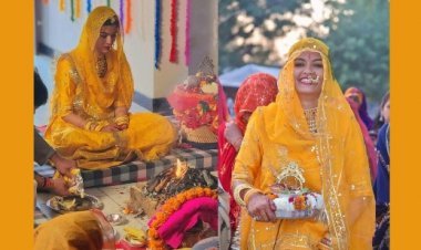Pooja Singh became 'Meera' in Govindgarh, Jaipur, got married with Thakurji