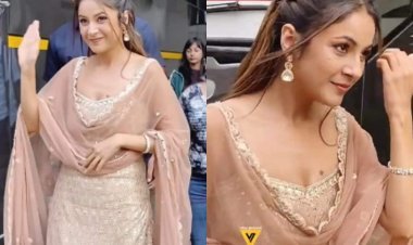 Shahnaaz Gill spotted with MC Square wearing a Punjabi suit