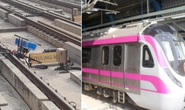 Drone fell on the track of Delhi Metro Magenta Line