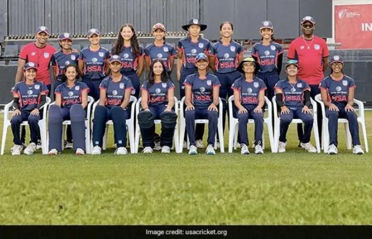 All players of America's under-19 women's team are Indian, and the coach is also of Indian origin