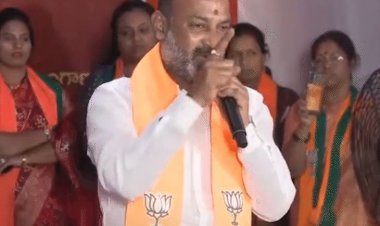 Telangana BJP Chief said - If the government is formed, bulldozers will be run