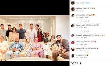 Khan family unites at Arpita Sharma's EID party, people get excited seeing brother Salman Khan's photo