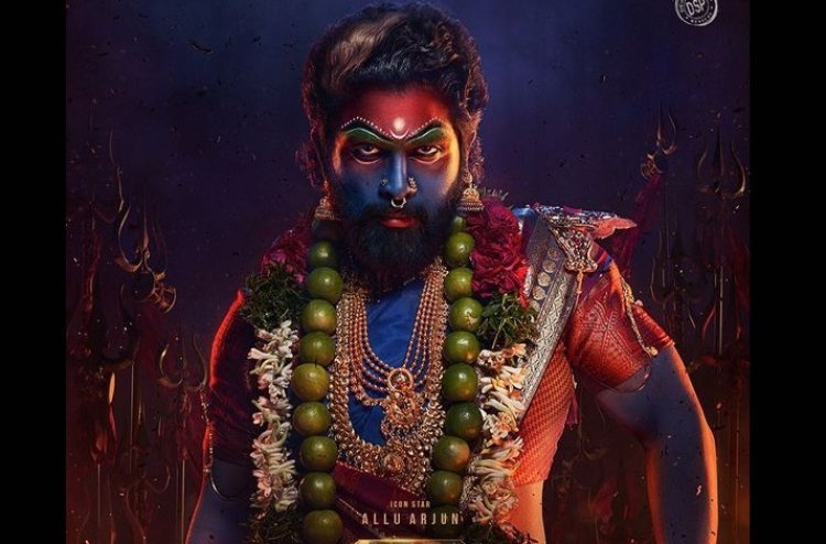 Allu Arjun stuns fans in saree and jewellery in 'Pushpa: The Rule' first-look poster and teaser video
