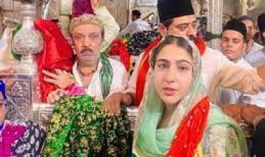 Vicky Kaushal and Sara Ali Khan reached Khwaja Dargah in Ajmer, prayed for the film 'Zara Hatke Zara Bachke'