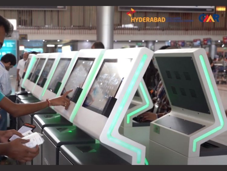 Check-in at Hyderabad Airport made easier, Self Baggage Drop Facility started