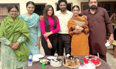 Director Mehraaj's Birthday Party Lights Up the "FASAL" Set with Sehnoor and the Entire Team