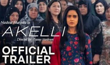 Akeli Teaser: Nushrat Bharucha trapped alone in the dreaded world of guns and fear, watching the video will give you goosebumps
