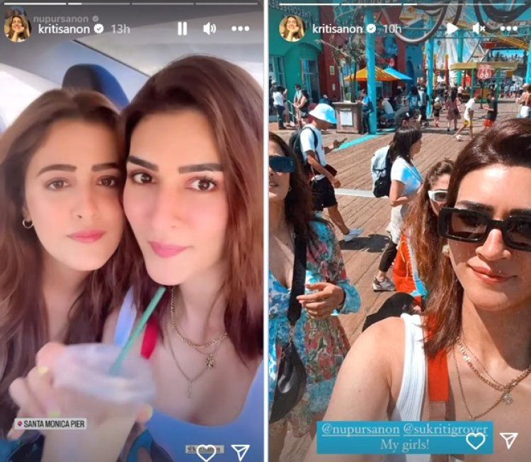 Kriti Sanon is holidaying in America with sister Nupur Sanon, said- it is very important to reset yourself