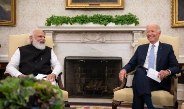 US President Biden was given a grand welcome with Indian traditional dance, the tune of 'Chak De India' was played