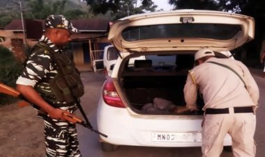 Manipur Violence: 5 arrested for carrying weapons wearing fake police uniform, local people protested