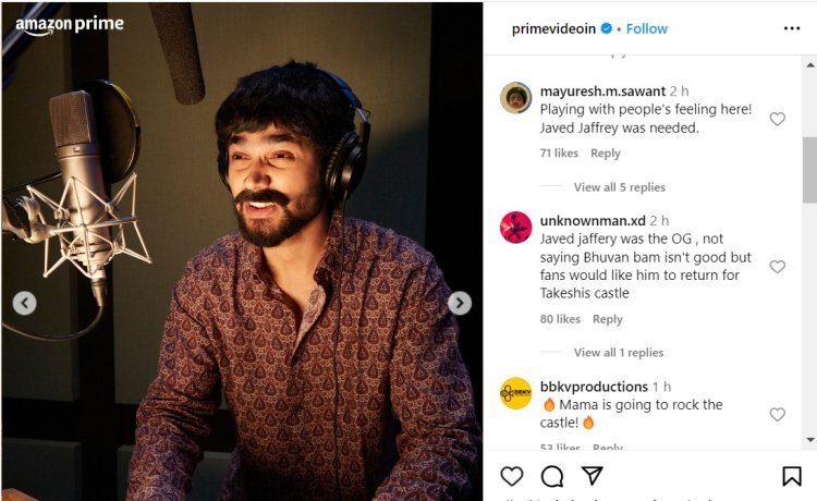 Takeshi Castle is returning, Bhuvan Bam replaced Javed Jaffrey in the new season, fans reacted