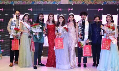 Akshay Saxena and Arpita Narbanya Shine as Mr. and Miss Pinkcity 2023, Taking Jaipur's Fashion Scene by Storm!