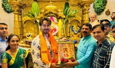Tiger Shroff's Spiritual Visit to Siddhivinayak Temple