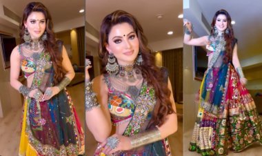 Urvashi Rautela Mesmerizes in a Breathtaking Chanya Choli Ghaghra Ensemble Valued at 500,000 Rupees