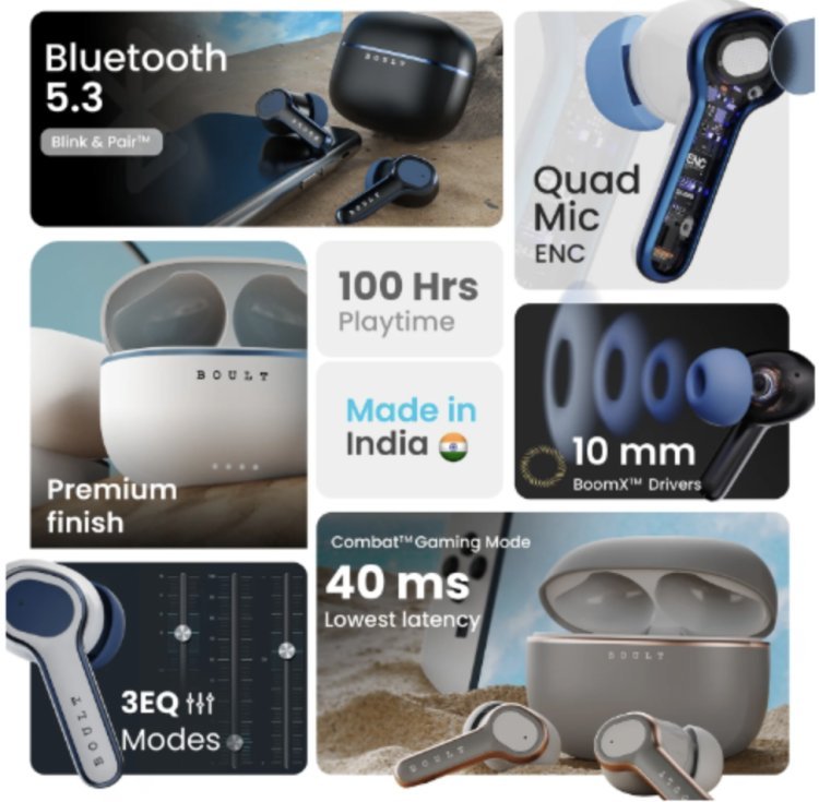 Audio devices of Boult, priced below Rs 1200, offer 100 hours of playback time, other features are also amazing