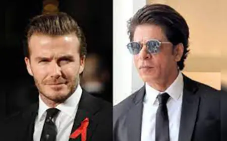 Shah Rukh Khan and David Beckham's Iconic Encounter Sparks Social Media Frenzy