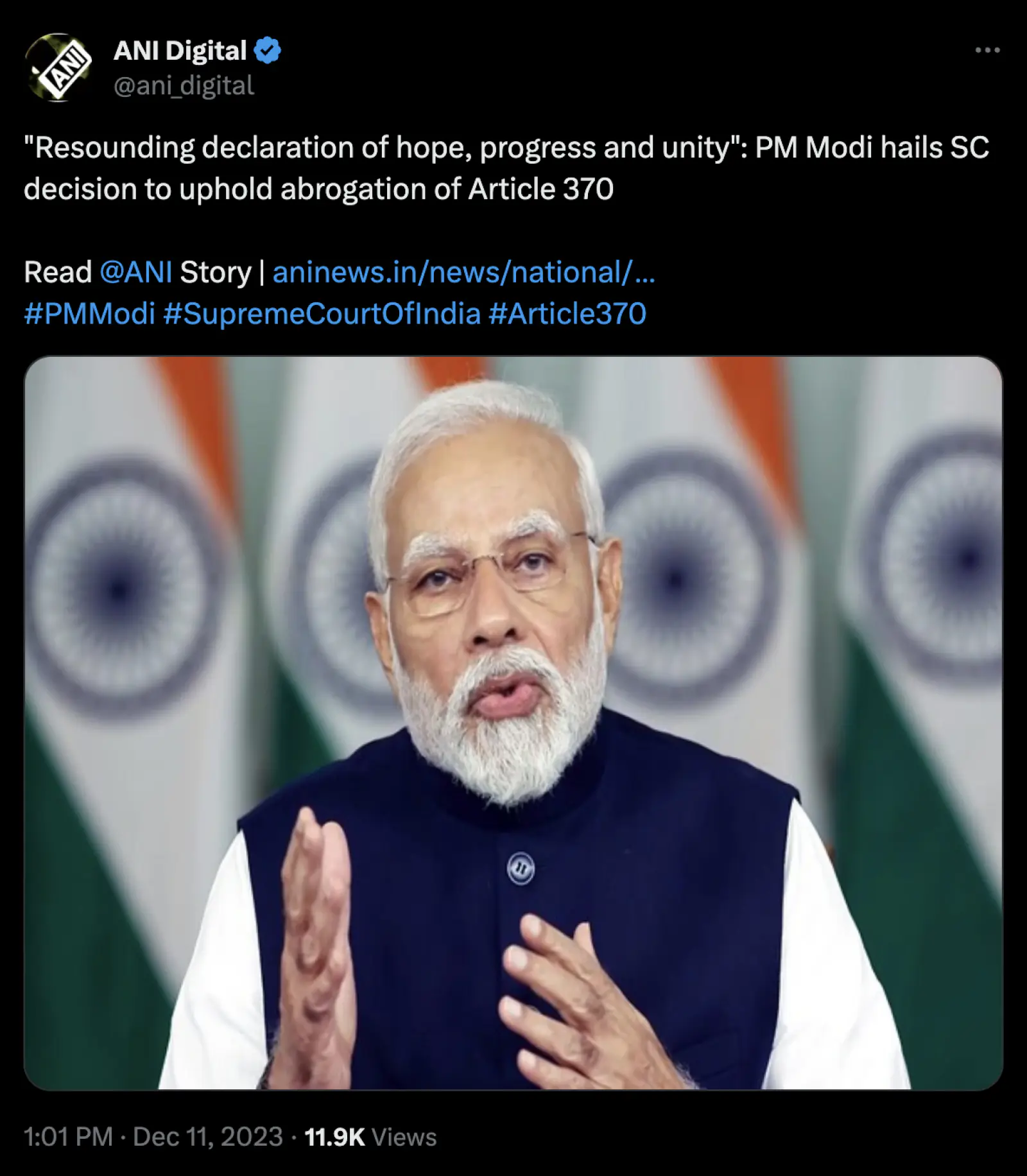 PM Modi's first reaction to Supreme Court's decision, know what the Prime Minister said