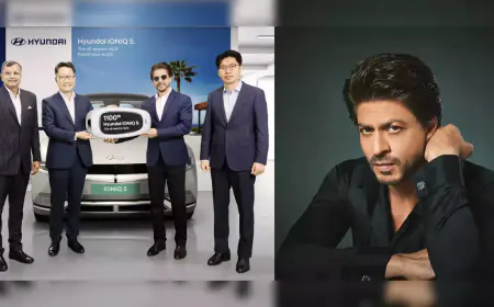 Hyundai delivered the 1100th unit of Ioniq 5 to Shah Rukh Khan, know the features of this EV