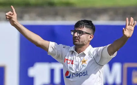 Abrar Ahmed out of first Test against Australia; Sajid Khan was called as backup