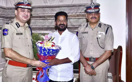 Election Commission cancelled the suspension of former DGP of Telangana, action was taken after meeting CM Reddy during counting of votes