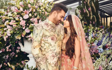 Blossoming Beginnings: Arbaaz Khan and Sshura Khan's Floral Fairytale Wedding