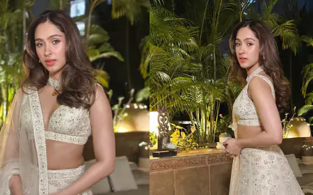 Pashmina Roshan Stuns in Pristine White Lehenga, Redefining Style with Minimalism