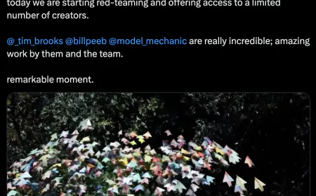 OpenAI: ChatGPT company launches Sora, you write and video will be made