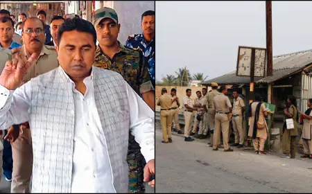 CBI officers reached Sandeshkhali, raided Shahjahan Sheikh's house    
