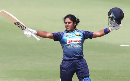 Sri Lanka became the first team to chase more than 300 runs in women's ODI cricket after Chamari Athapaththu missed a double century