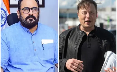 EVM: Former Union Minister Chandrasekhar angry at Elon Musk's advice, said - his opinion does not apply to India