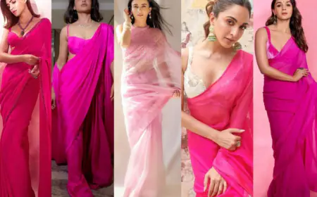From Alia Bhatt to Radhikka Madan: Five Actresses Who Stunned in Pink Saree