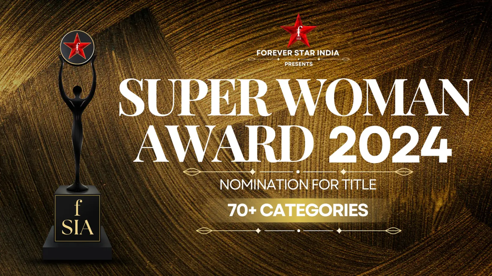 How to file Nomination for Title? SUPER WOMAN AWARD