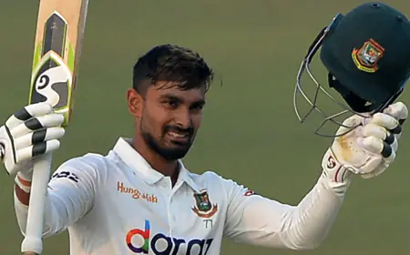 Shadman missed the century, responsibility of the innings on Mushfiqur-Liton; Pakistan has the upper hand over Bangladesh