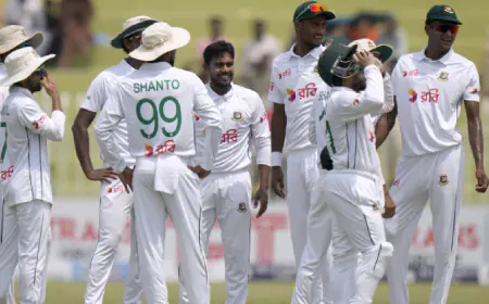 Bangladesh beat Pakistan by 10 wickets, Pakistan was defeated for the first time in Test history
