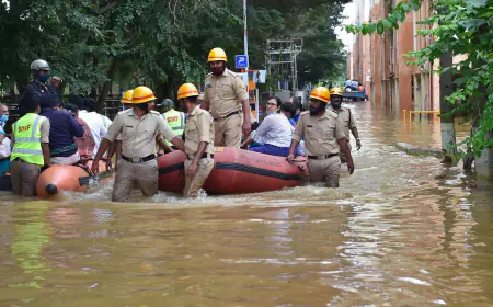 Flood in Andhra Pradesh making people suffer