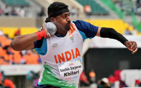 Paris Paralympics 2024: India gets 21st medal, Sachin Khilari wins silver in shot put