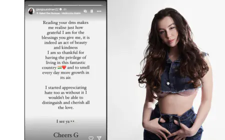 Giorgia Andriani Marks Six Years in India, Pens Heartfelt Gratitude to Fans