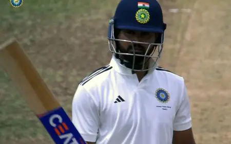 Duleep Trophy: Shreyas Iyer's flop show, Padikkal and Bharat hit half-centuries; India-A strengthened by Shashwat's century