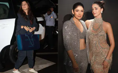 Bhavna Pandey Turns Heads at the Airport with a 6L Chanel Bag, Off to Abu Dhabi to Cheer for Daughter Ananya Pandey