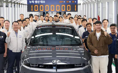 Hyundai Motors achieved a big achievement, produced 100 million vehicles in 57 years