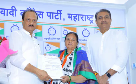 Big Setback for Congress: Amravati MLA Sulbha Khodke Joins Ajit Pawar's NCP, Declared Candidate from Amravati