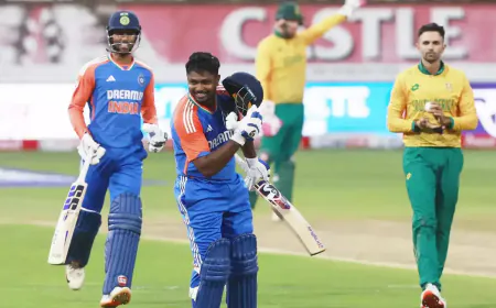 Team India collapsed again as soon as Sanju was out, South Africa got a target of 125 due to Pandya