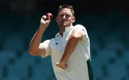 Tasmania all-rounder Beau Webster has been included in Australian team after losing Perth Test