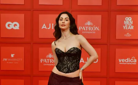 Giorgia Andriani Slays the GQ Red Carpet: A great confluence of modern and vintage glam!