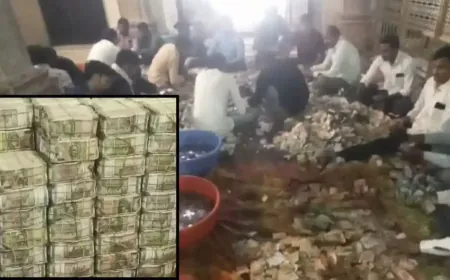 At the Shri Sanwaliaji temple, devotees gave a record-breaking 23 crore rupees and 89 kg of silver