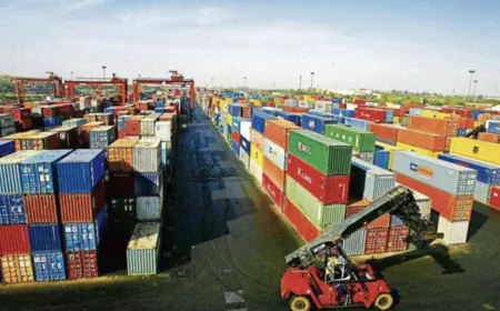 Exports declined by one percent in December, trade deficit reduced to $22 billion